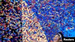 Zaila Avant-garde, 14, from New Orleans, Louisiana, wins the 2021 Scripps National Spelling Bee Finals at the ESPN Wide World of Sports Complex at Walt Disney World Resort in Lake Buena Vista, Florida, July 8, 2021.