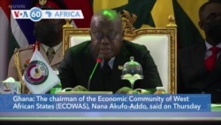 VOA60 Africa - ECOWAS president says 2020 coup in Mali was "contagious"