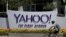 Yahoo sign at the company's headquarters in Sunnyvale, Calif. Yahoo at the end of the last century was the face of the internet.