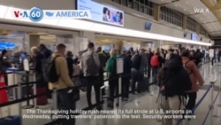 VOA60 America - Millions of Americans travel for Thanksgiving holiday