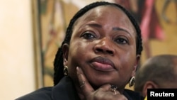 FILE - Chief Prosecutor Fatou Bensouda of the International Criminal Court (ICC). 