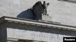 Gedung bank sentral AS, Federal Reserve, di Washington, 19 Maret 2019. 