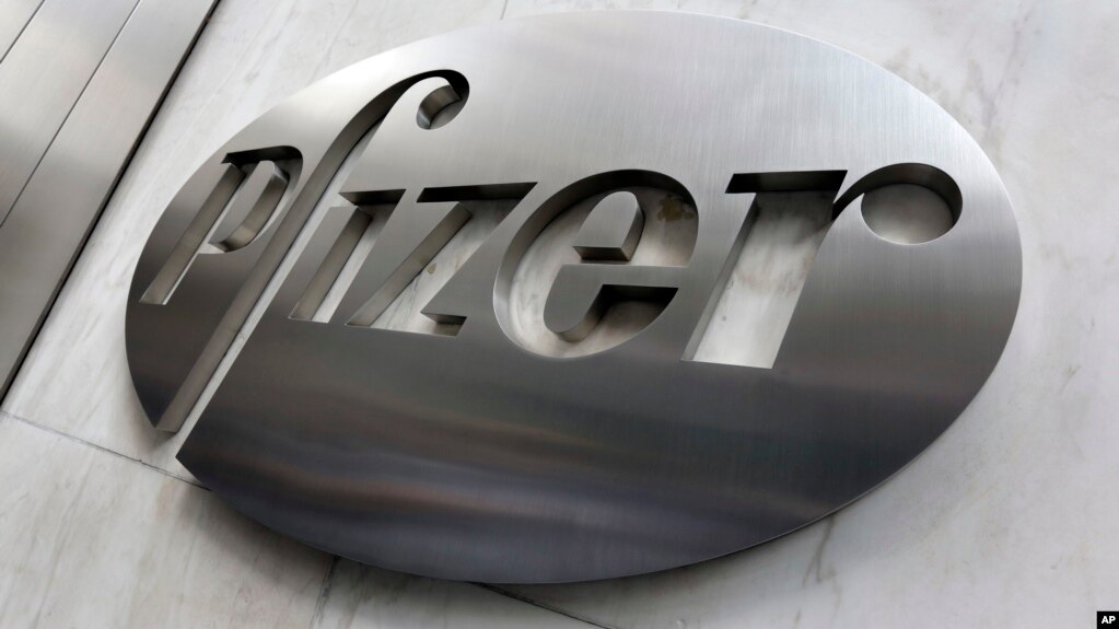 The Pfizer company logo