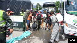 A mediados de junio, se abrió un refugio transitorio para venezolanos varados en la frontera de Cúcuta.