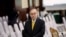 Philippines Foreign Affaires Secretary Teodoro Locsin Jr. walks ahead of the Special Meeting of Foreign ministers of The Association of Southeast Asian Nations (ASEAN) coordination council in Vientiane, Laos, Thursday, Feb. 20, 2020. (AP Photo…
