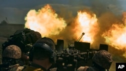 Эпизод боевых действий в Донецкой области (архивное фото) 