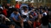US-Bound Migrant Caravan in Tense Standoff at Border between Mexico and Guatemala