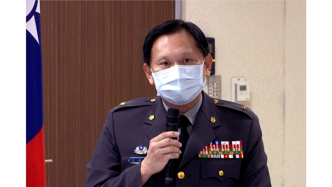 Juru Bicara Kementerian Pertahanan Taiwan, Shih Shun-wen, di Taipei, Taiwan, Selasa, 27 Oktober 2020.