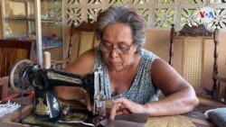 COVID-19: Costurera nicaragüense hace unas 1.800 mascarillas caseras semanales