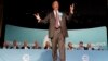 FILE - British politician Nigel Farage speaks during a Brexit Party rally at Lakeside Country Club in Frimley Green in Surrey, England, May 19, 2019. 