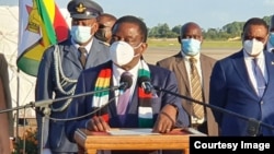 UMongameli Emmerson Mnangagwa.