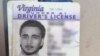 A driver's license of an American identified as Mohamed Jamal Khweis, accused of being a member of the Islamic State group, who has surrendered to Kurdish Peshmerga forces in northern Iraq. 
