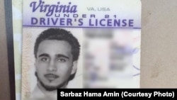 Bằng lái xe tại tiểu bang Virginia của nghi can Mohamed Jamal Khweis.
