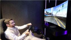 At the 2021 CES virtual conference, LG also announced a bendable TV version that can change its shape on demand, a creation designed for gamers. (LG)