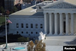 A view of the U.S. Supreme Court building in Washington, Nov. 15, 2016.