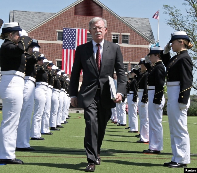 El asesor de Seguridad Nacional de EE.UU., John Bolton, que ha sido clave en la decisión de Estados Unidos de presionar al presidente en disputa Nicolás Maduro para que deje el cargo.