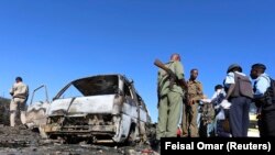 Abasirikare ba Somaliya Bahagaze ahabereye igitero ca bombe 