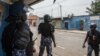 Les forces de sécurité lors des manifestations à Lomé, Togo, 18 octobre 2017.