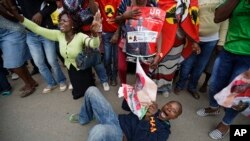 Une manifestation de l’opposition dans une banlieue de Nairobi, Kenya, 6 septembre 2017.