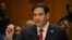 US Senator Marco Rubio testifies before a Senate Foreign Relations Committee hearing on his nomination to be Secretary of State, on Capitol Hill in Washington, DC, on January 15, 2025. (Photo by ANDREW CABALLERO-REYNOLDS / AFP)