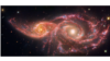 This image released by&nbsp;NASA&rsquo;s James Webb Space Telescope, and&nbsp;NASA&rsquo;s Hubble Space Telescope shows&nbsp;IC 2163, the small spiral galaxy on the left passing behind&nbsp;NGC 2207, the larger spiral galaxy at right.&nbsp;The galaxies grazed one another millions of years ago. Both galaxies have high star formation rates. Each year, the galaxies produce the equivalent of two dozen new stars that are the size of the Sun.