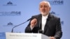 Iran's Foreign Minister Mohammad Javad Zarif speaks during the annual Munich Security Conference in Munich, Germany, Feb. 17, 2019. 