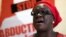 Zimbabwean Human rights activist and former political abductee Jestina Mukoko speaks at the launch of a booklet on enforced disappearances coinciding with the anniversary of the disappearance of Itai Dzamara on March 9, 2016 in Harare. 