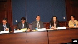 Panel discussion reviewing whether Obama administration has used available leverage to influence political reform in Egypt