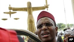 Former Nigerian Minister of the Federal Capital Territory Nasir El-Rufai, Abuja May 12, 2010 (file photo)