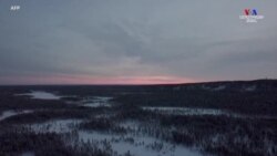 Արևը բարձրանում է հորիզոնից և կրկին մայր է մտնում Ֆինլանդիայի հյուսիսում