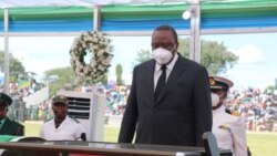 Perezida wa Kenya Uhuru Kenyatta yunamira ubwa nyuma Magufuli 