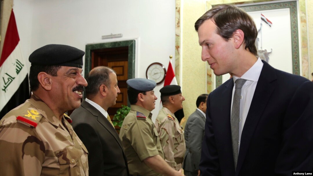 Jared Kushner, AQSh davlat rahbarining kuyovi va yaqin maslahatchisi, kutilmaganda Bag'dodga bordi