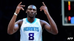 Bismack Biyombo, basketteur congolais ya Charlotte Hornets na NBA na Centre Barclays na New York, na Etats-Unis, 11 décembre 2019.