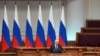 El presidente ruso, Vladimir Putin, se dirige a la Asamblea Federal de San Petersburgo, el 28 de abril de 2023.
