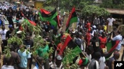 'Rajin neman kasar Biafra suna zanga zanga