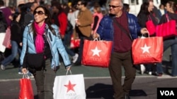 Las compras online son entre el 8 y 10 por ciento de todas las de los días festivos.