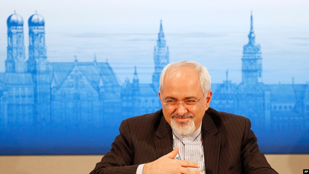 Menlu Iran dalam Konferensi Keamanan Munchen.