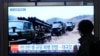 FILE - A TV screen shows file images of North Korean soldiers during a news program at Seoul Railway Station in Seoul, South Korea, Oct. 18, 2024.