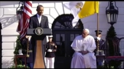 Le pape François et Barack Obama