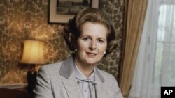 '철의 여인'으로 불린 마가렛 대처 전 영국 총리가 8일 87살의 나이로 서거했다. 사진은 1980년 총리 재임 시절.