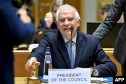 FILE—European Union High Representative for Foreign Affairs and Security Policy Josep Borrell attends a Foreign Affairs Council (FAC) meeting at the EU headquarters in Brussels, on February 19, 2024.