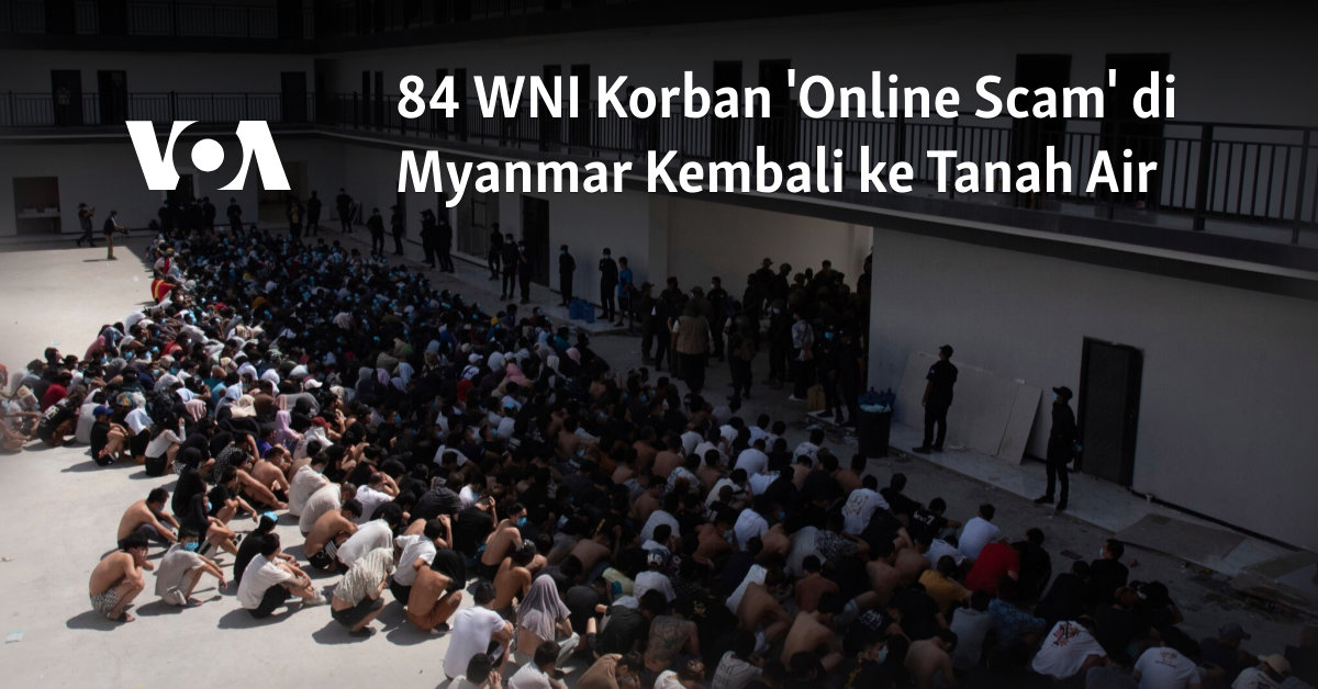 84 WNI Korban ‘Online Scam’ di Myanmar Kembali ke Tanah Air