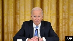 Presiden AS Joe Biden berbicara dalam Forum Kepulauan Pasifik di Gedung Putih, Washington, DC, pada 25 September 2023. (Foto: AFP/Jim Watson)