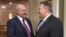 AQSh Davlat kotibi Mayk Pompeo Minskda Prezident Aleksandr Lukashenko bilan uchrashgan edi, 1-fevral, 2020