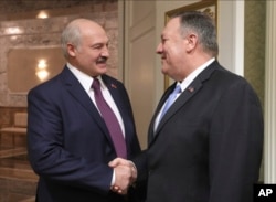 Державний секретар Помпео під час візиту у Мінськ у лютому 2020 року