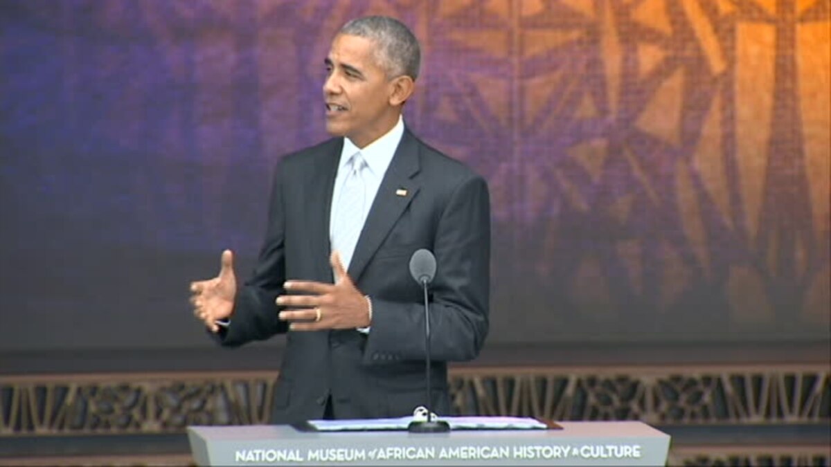 Obama: African-american Museum Shows Protest And Love Of Country 