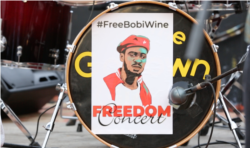 Onyesho la Muziki lakushinikiza kuachiwa Bobi Wine Nairobi Kenya.