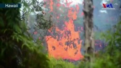 Hawaii'de Yanardağdan Çıkan Lavlar Yerleşim Birimlerini Tehdit Ediyor