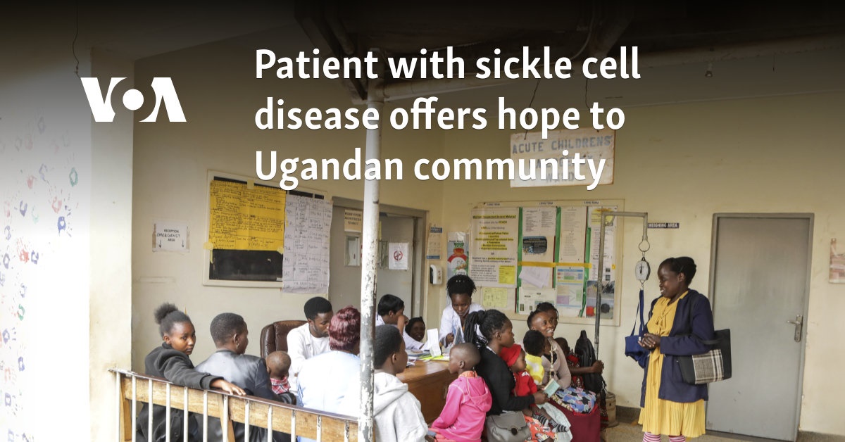 Patient with sickle cell disease offers hope to Ugandan community