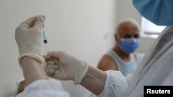 Вакцинация в Тбилиси.